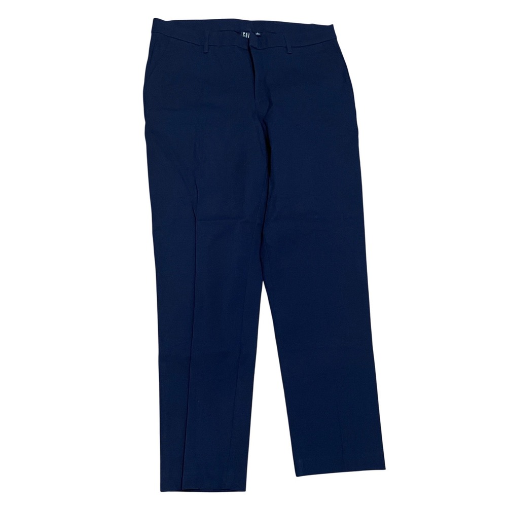 Gap Bi-Stretch Slim Ankle Pants Navy Blue Women's 18 Tall Career‎ Work Office